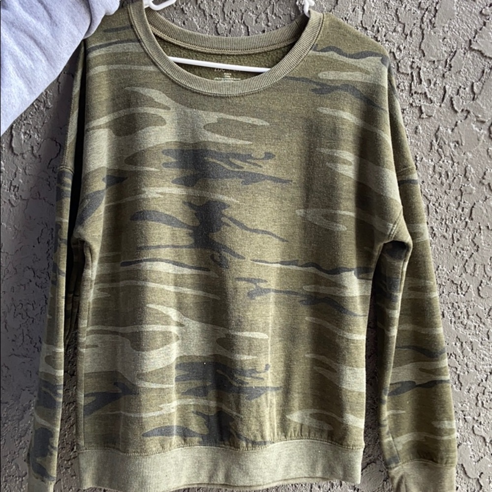 Camo Crewneck Sweater